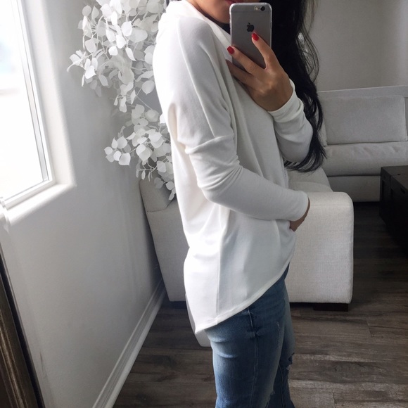 Ivory Softest Lush Cowl Neck - Picture 3 of 5